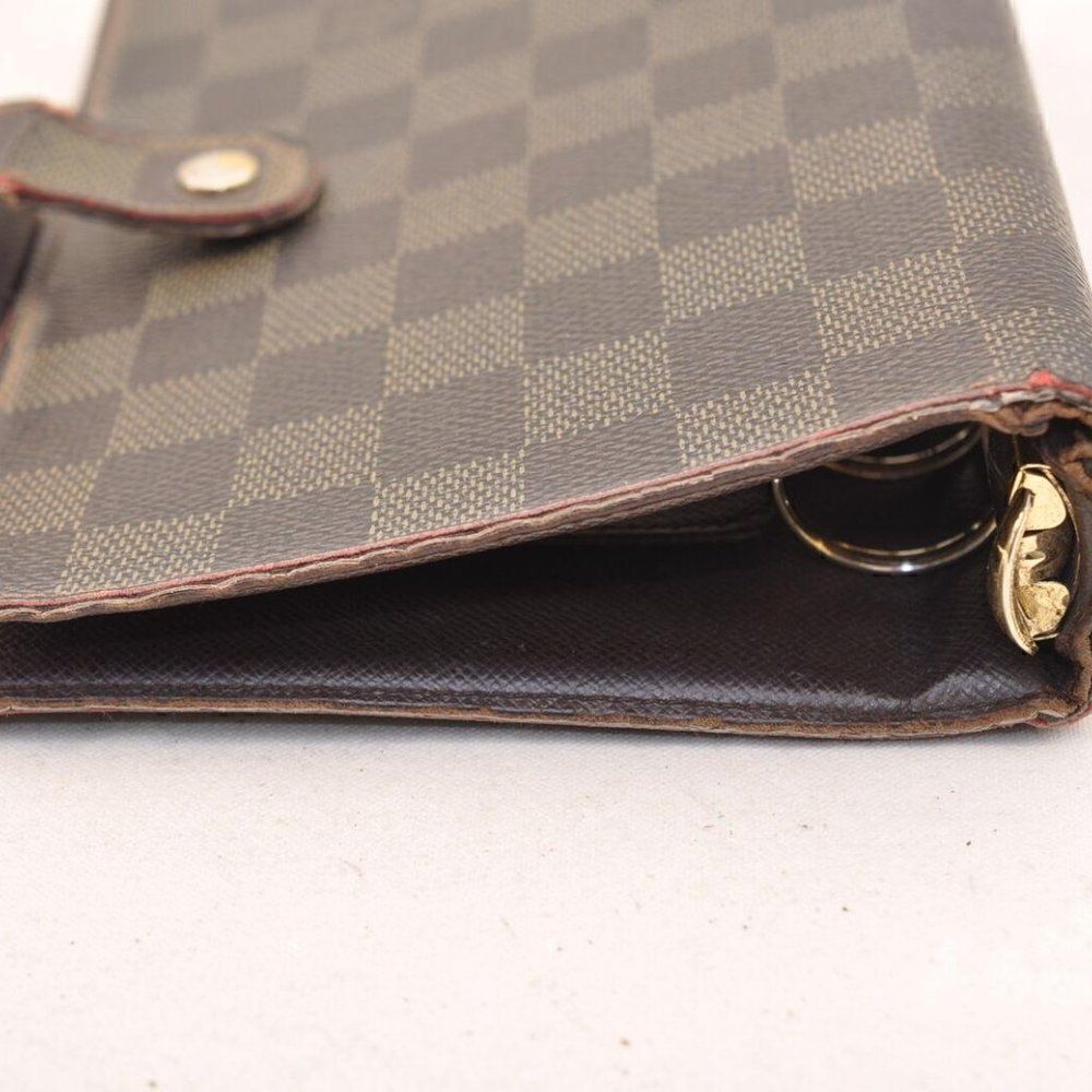 LOUIS VUITTON Damier Ebene Medium Ring Agenda MM - Picture 7 of 12